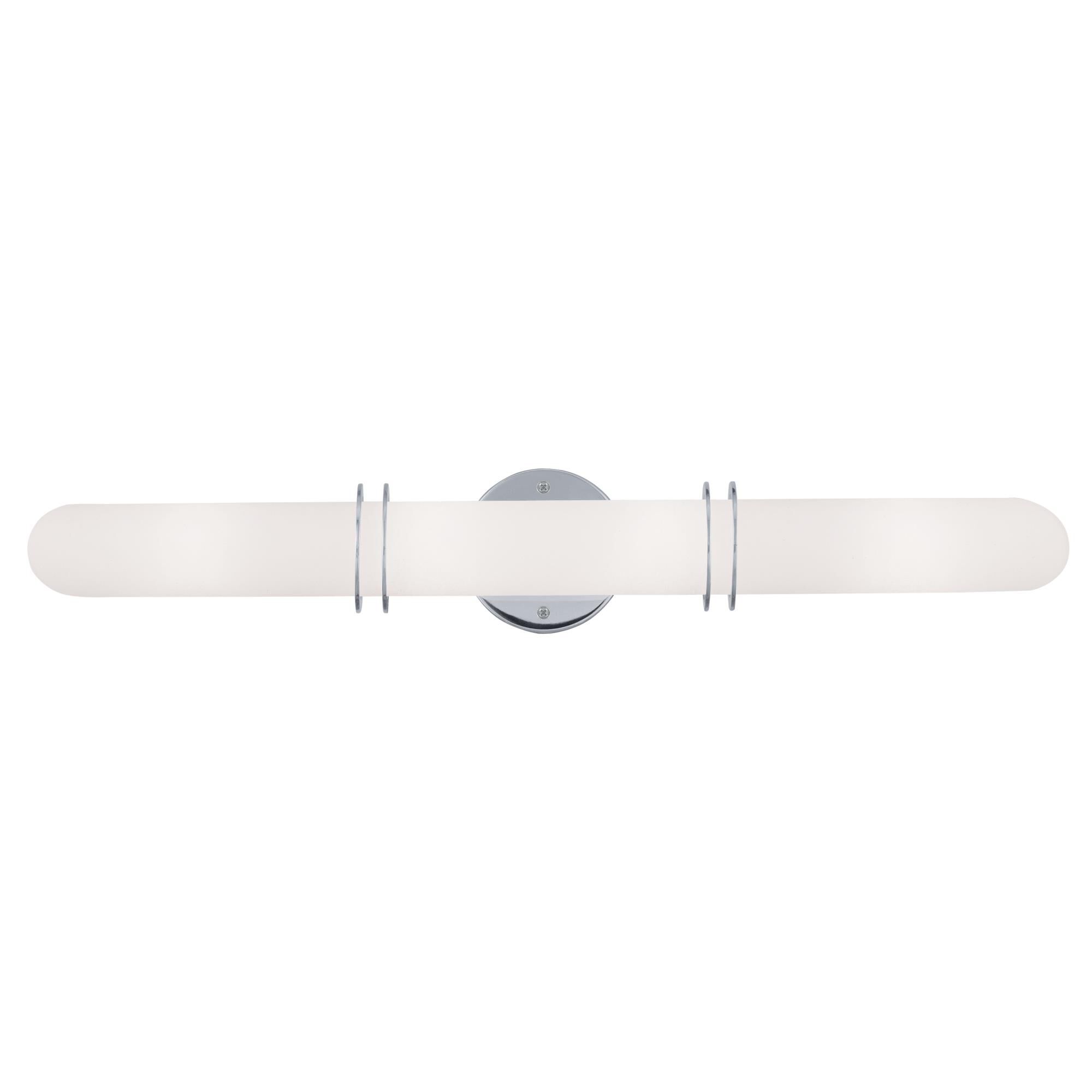 Shown in Chrome finish and Hand Blown Satin Opal White glass